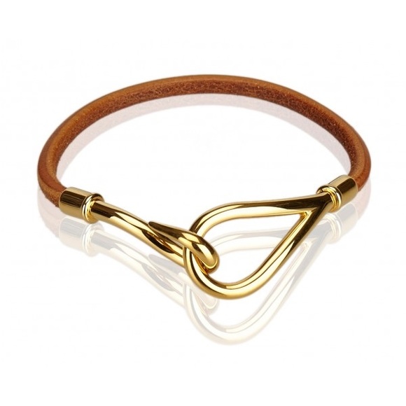 Hermès Gold Hook Bracelet - Picture 8 of 8